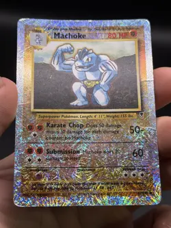 Machoke Legendary Collection Reverse Holo 51/110 Pokemon English WOTC HP - Image 3