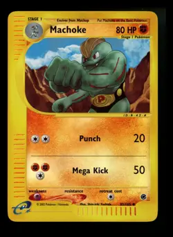 Machoke 85/165 Expedition 2002 Reverse Holo e-Series Pokemon Card TCG - Image 1