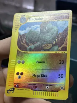 Machoke 85/165 Expedition 2002 Reverse Holo e-Series Pokemon Card TCG - Image 5