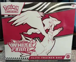 Pokemon TCG Scarlet & Violet White Flare ETB Elite Trainer Box Sealed - Image 1