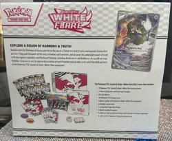 Pokemon TCG Scarlet & Violet White Flare ETB Elite Trainer Box Sealed - Image 4
