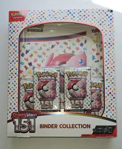 ✅Pokemon TCG: Scarlet & Violet 151 Binder Collection 4x Packs New Factory Sealed 820650853142 - Image 1