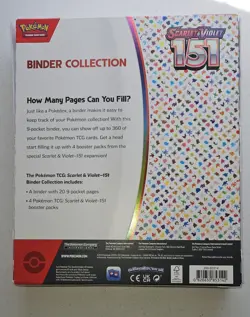 ✅Pokemon TCG: Scarlet & Violet 151 Binder Collection 4x Packs New Factory Sealed 820650853142 - Image 2
