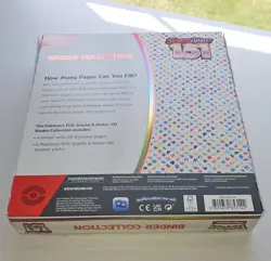 ✅Pokemon TCG: Scarlet & Violet 151 Binder Collection 4x Packs New Factory Sealed 820650853142 - Image 5