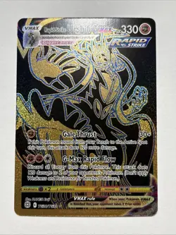 Pokemon TCG Rapid Strike Urshifu VMAX Holo Secret Rare Card TG30/TG30 - Image 1
