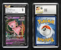 Mew V Pokemon Sword & Shield Fusion Strike CGC 9 Mint - Image 3