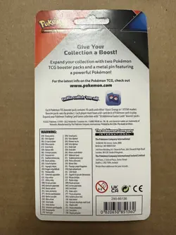 Pokemon TCG EVOLVING SKIES & CHILLING REIGN 2-Pack Booster Packs Latios Pin - Image 2