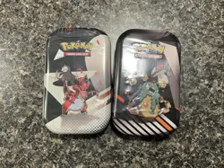 Pokemon Black Bolt and White Flare Unova Mini Tins Lot of 2 Brand New Sealed x2 - Image 1