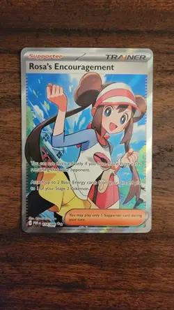 Pokemon TCG Perfect Order Rosa’s Encouragement 114/088 NM UR Full Art - Image 1