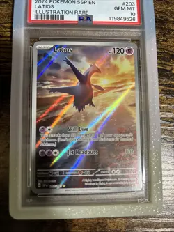 2024 Pokemon SSP en Latios Illustration PSA 10 Rare - Image 4