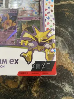 Alakazam Ex Collection Box Scarlet & Violet 151 Pokemon 2023 Factory Sealed D - Image 3