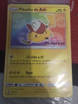 Ash’s Pikachu “I Choose You” Pokemon Movie Promo SM108 *SPANISH* SEALED - Image 2