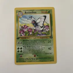 1ST EDITION Butterfree 33/64 Jungle Vintage 1999 Pokemon NM-Mint - Image 1