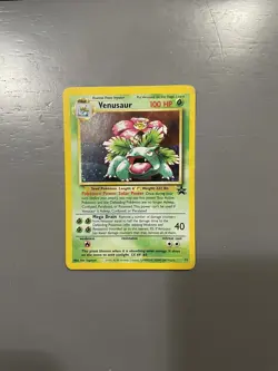 Pokemon TCG Venusaur WoTC Black Star Promo Holo - Image 1