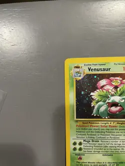 Pokemon TCG Venusaur WoTC Black Star Promo Holo - Image 3