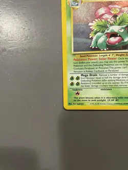 Pokemon TCG Venusaur WoTC Black Star Promo Holo - Image 4
