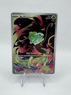 Pokemon TCG Bulbasaur 133/132 Secret Rare Mega Evolution Set Near Mint - Image 1