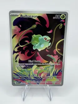 Pokemon TCG Bulbasaur 133/132 Secret Rare Mega Evolution Set Near Mint - Image 2