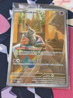 Pokemon TCG Mimikyu 075 Black Star Promo SEALED.. Scarlet Violet Paldean Fates - Image 1