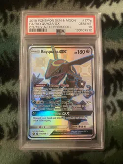 Rayquaza Gx 177a/168 2019 Hidden Fates Premium Collection Pokemon PSA 10 - Image 1
