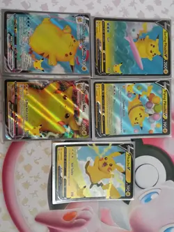 Pokemon TCG 25th Anniv Bundle Surfing& Flying Pikachu V VMAX Pikachu V MINT - Image 1