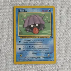 Wizards of the Coast Shellder Fossil Common Pokemon 30 HP 54/62 Regular - Image 1