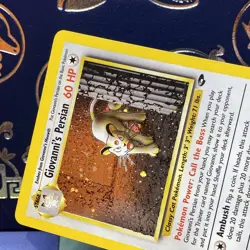 Pokemon TCG Giovanni's Persian 8/132 Gym Challenge Holo Rare LP - Image 3