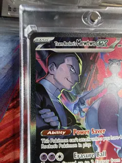 Pokemon TCG Team Rockets Mewtwo EX Special Illustration Destined Rivals - Image 3