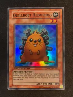 Quillbolt Hedgehog - DPCT-ENY02 - Super Rare - Limited Edition - Yugioh - Image 1