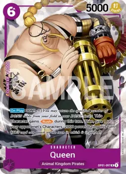 One Piece Queen - OP01-097 - R - Parallel Art - Foil, Near Mint Romance Dawn - Image 1