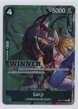 2024 One Piece Card Game Extra Memorial Collection EB01 English Sanji Alt Art - Image 1