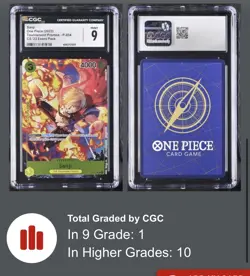 Sanji One Piece (2023)Tournament Promos - P-034CS 23 Event Pack CGC 9 Pop 1 - Image 3