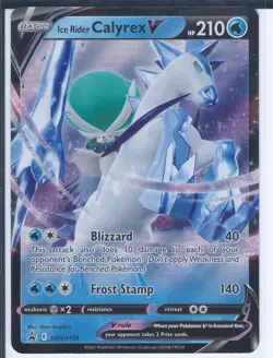 Ice Rider Calyrex V SWSH130 SWSH: Sword & Shield Promo Cards Holo - Image 1
