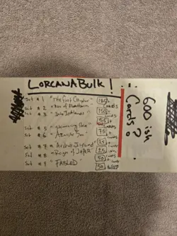 Disney Lorcana TCG Bulk Lot 600+ Cards SETS 1 through 9 (no 4) No Holos + Sorted - Image 1