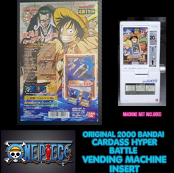 BANDAI One Piece Hyper Battle STAGE 6/GRAND LINE 3 CARD VENDING MACHINE SIGNAGE - Image 2