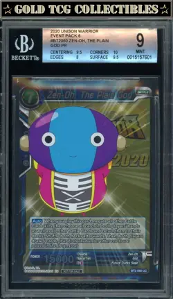 BGS 9 ⭐ Zen-Oh Event Pack 6 Promo Card Super DBS DBZ Z Heroes - Image 1
