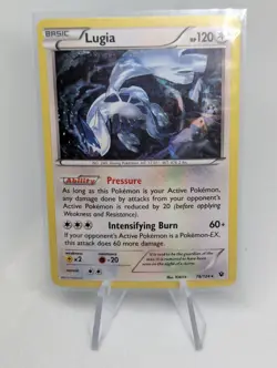 Pokemon Card: Lugia Cracked Ice HOLO 78/124 Fates Collide Set Rare! MINT - Image 1