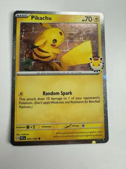 Pikachu - (Cosmo Holo) - 051/162 MCAP Miscellaneous Cards & Products NM - Image 1