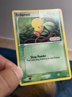 Bellsprout 49/92 Reverse Holo Stamped Pokemon Card 2006 EX Legend Maker MP PL - Image 4