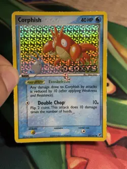 Corphish 57/107 EX Deoxys Reverse Holo Stamped 2005 Pokemon Card MP - Image 3