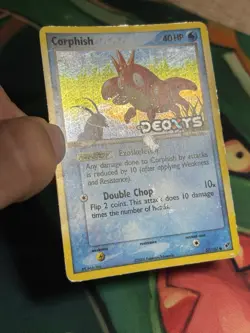 Corphish 57/107 EX Deoxys Reverse Holo Stamped 2005 Pokemon Card MP - Image 4