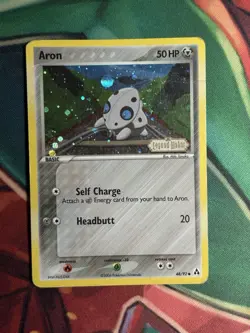 Aron 48/92 Ex Legend Maker Reverse Holo Stamped 2006 Pokemon TCG Card HP - Image 2