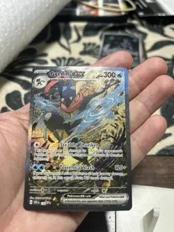 Pokemon TCG Greninja EX SVP 132 Scarlet & Violet Black Star Promo Card - Image 1