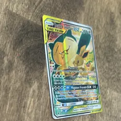Pokemon Eevee & Snorlax GX TAG TEAM Promo SM169 Holo Card - Image 5
