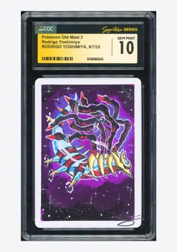 Pokemon CGC10 GEM AUTO10 Spare Card Giratina Rodrigo Yoshimiya 2023 Old Maid JPN - Image 1