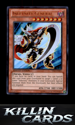 Infernity General YF03-EN001 Ultra Rare Yu-Gi-Oh! 5D's Manga Promotional Cards Y - Image 1