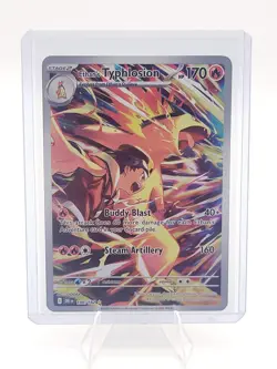 Pokemon Ethan's Typhlosion Illustration Rare Full Art Holo Card 190/182 Sv10 - Image 1