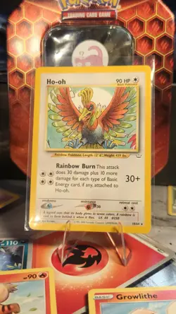Pokemon Ho-Oh Neo Revelation Card 18/64 Unl. Rare NM near mint Never Played - Image 1