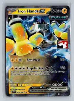 Iron Hands ex Double Rare Prize Pack Series Cards 070/182 NM Holofoil - Image 1