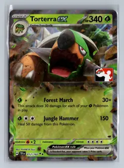 Torterra ex - Double Rare Prize Pack Series Cards 012/162 NM Holo - Image 1
